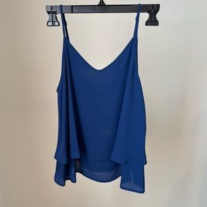 Blue dressy blouse